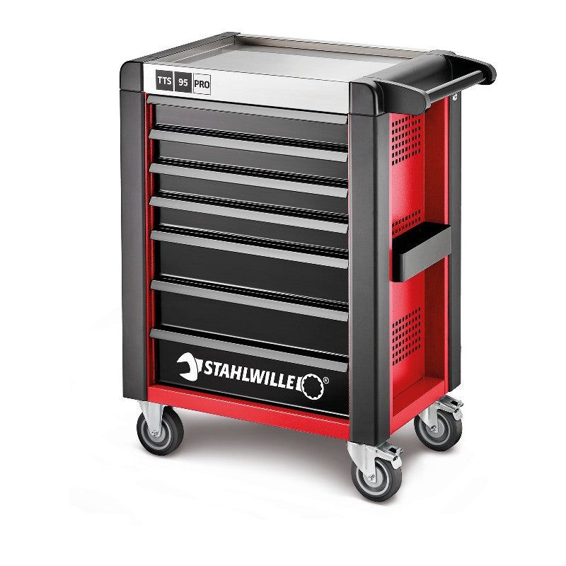 Carrello da officina a 7 cassetti 95PRO - VUOTO - STAHLWILLE ROSSO