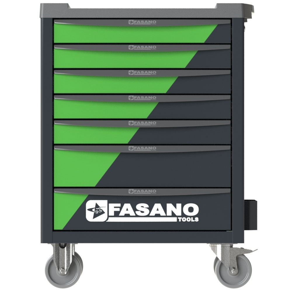 CARRELLO PORTA UTENSILI BI COLOR MOD. FG 100VD/AS175 BI COLOR + ALLESTIMENTO 175 UTENSILI