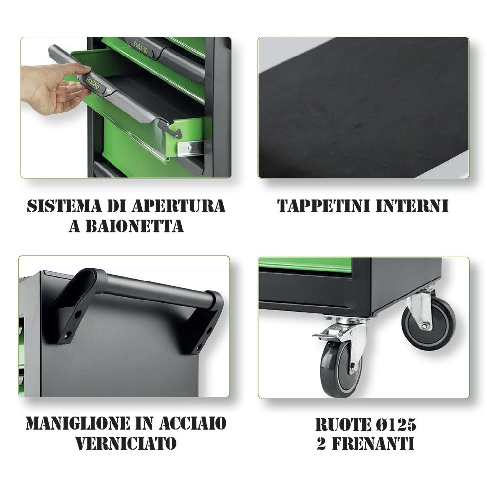 Carrello Porta Utensili Fasano Tools FG 101V/6G