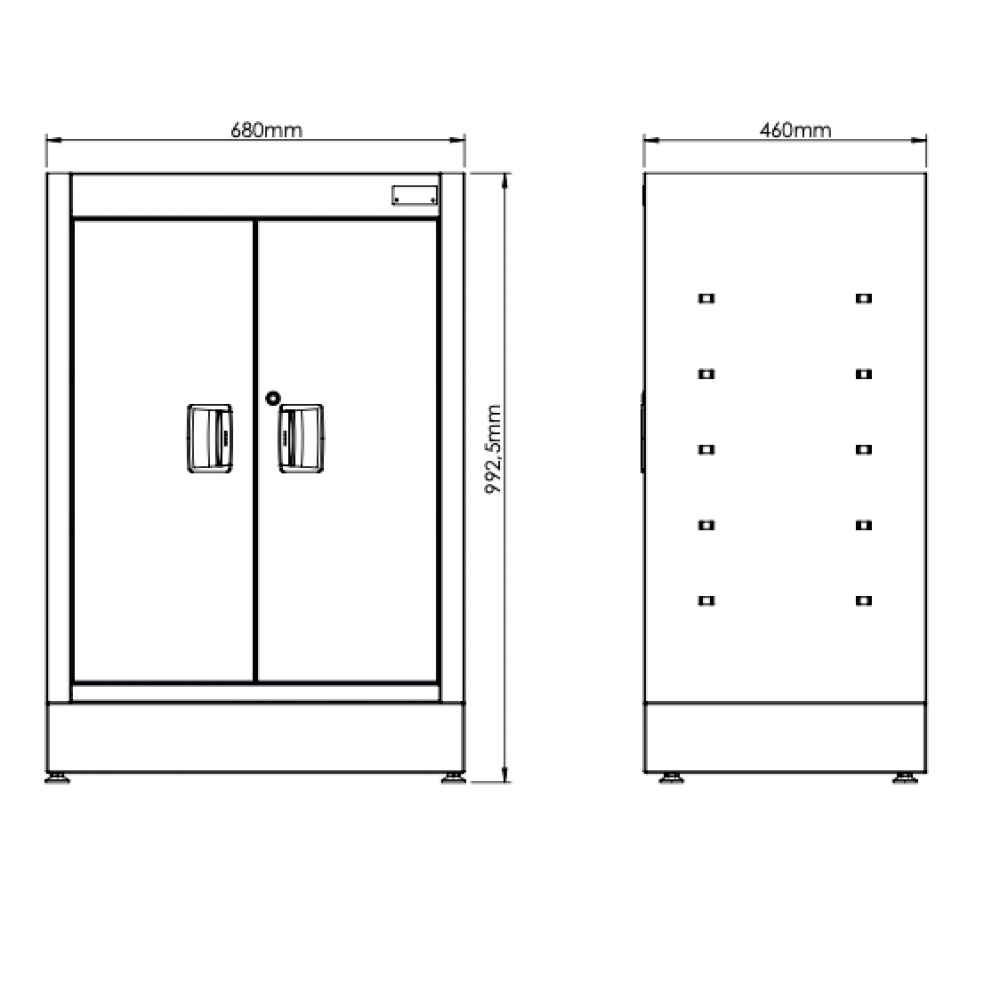 Modulo 2 antine Arredo Officina Fasano Tools FG 116V/68A
