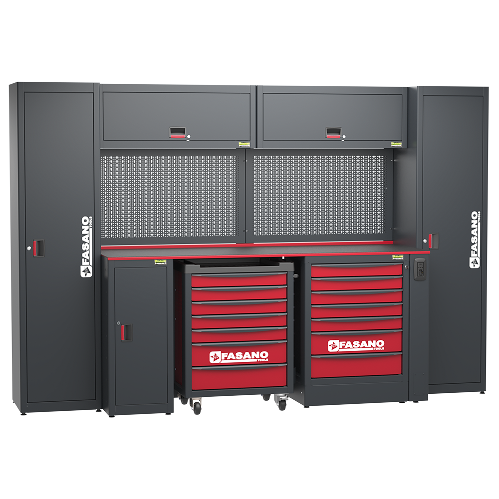 Configurazione di arredamento tecnico da 3050mm Fasano FG 118/CO30V