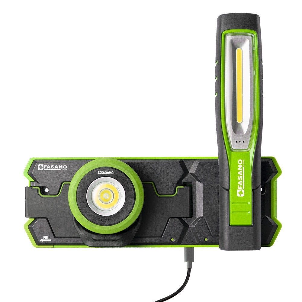 BASE DI RICARICA WIRELESS + LAMPADA FG 210/W + LAMPADA FG 213/W Fasano FG 213/S3