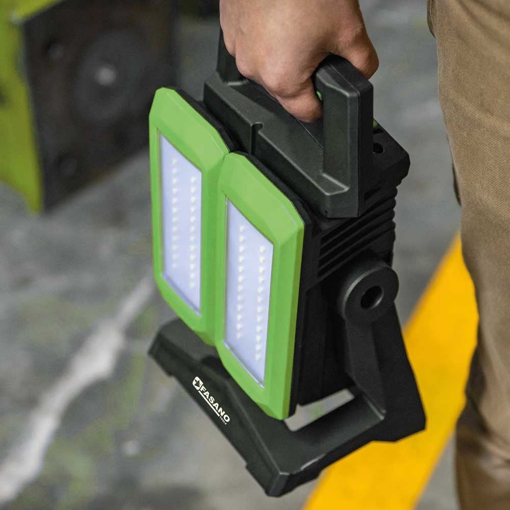 Faro da lavoro a doppio corpo illuminante Fasano Tools FG 221