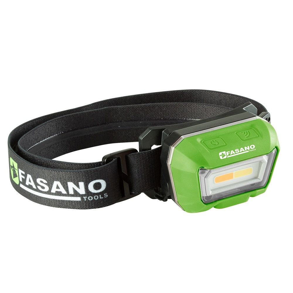 Lampada faretto doppio led da testa per carrozzieri Fasano Tools FG 234