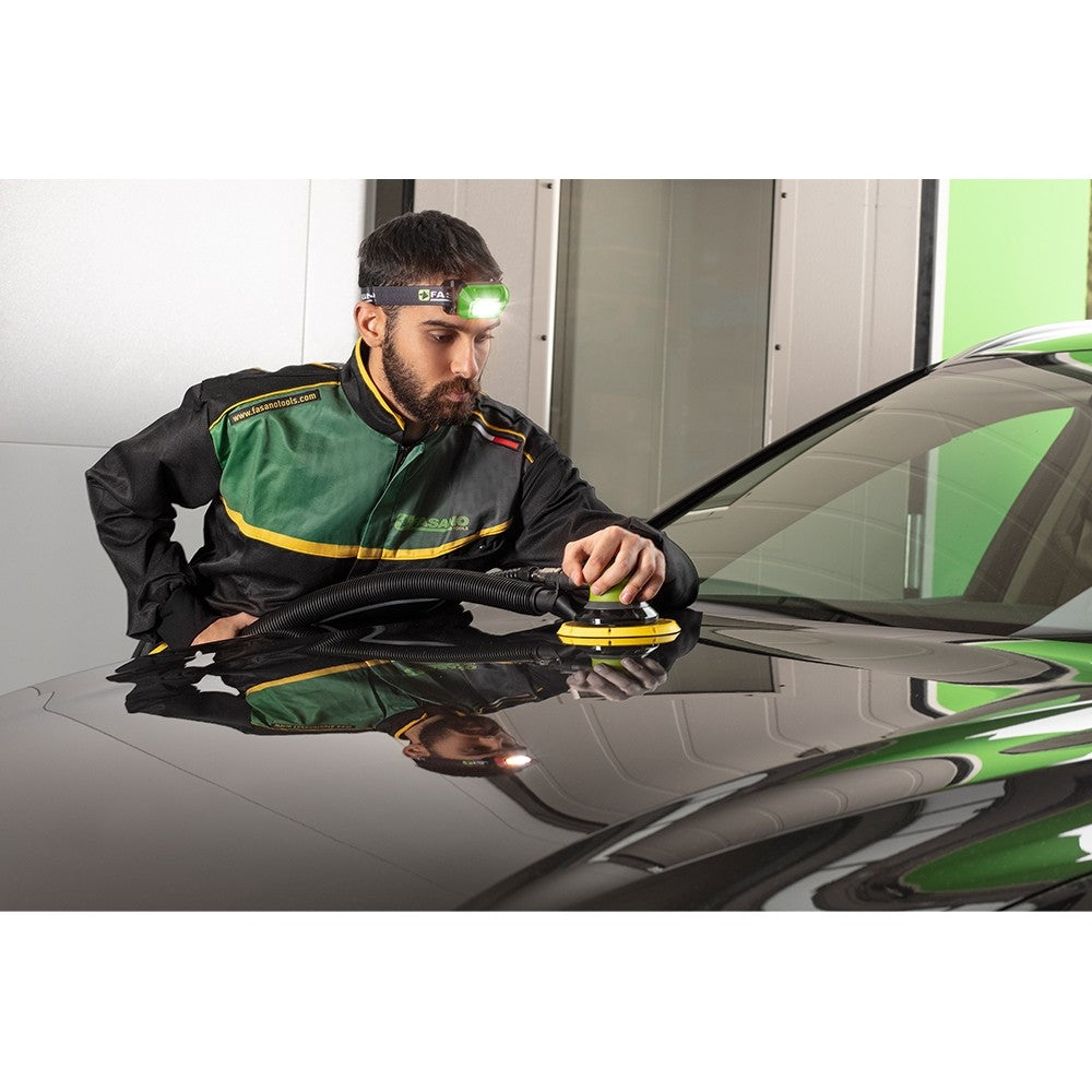 Lampada faretto doppio led da testa per carrozzieri Fasano Tools FG 234