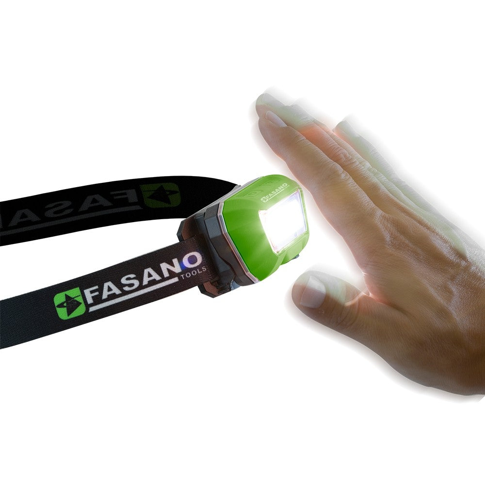 Lampada faretto doppio led da testa per carrozzieri Fasano Tools FG 234