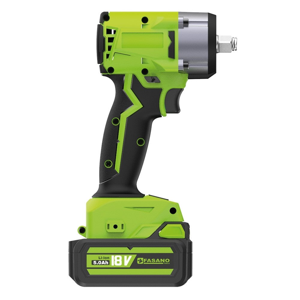 Avvitatore a impulsi compatto attacco 1/2'' - 18V Fasano FG 305/LT2 510Nm