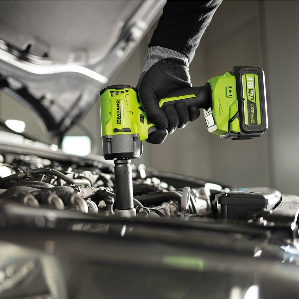 Avvitatore a impulsi compatto attacco 1/2'' - 18V Fasano FG 305/LT2 510Nm
