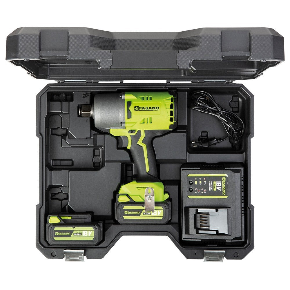 Avvitatore a impulsi ad alta coppia attacco 3/4'' - 18V Fasano FG 320/LT2 950Nm