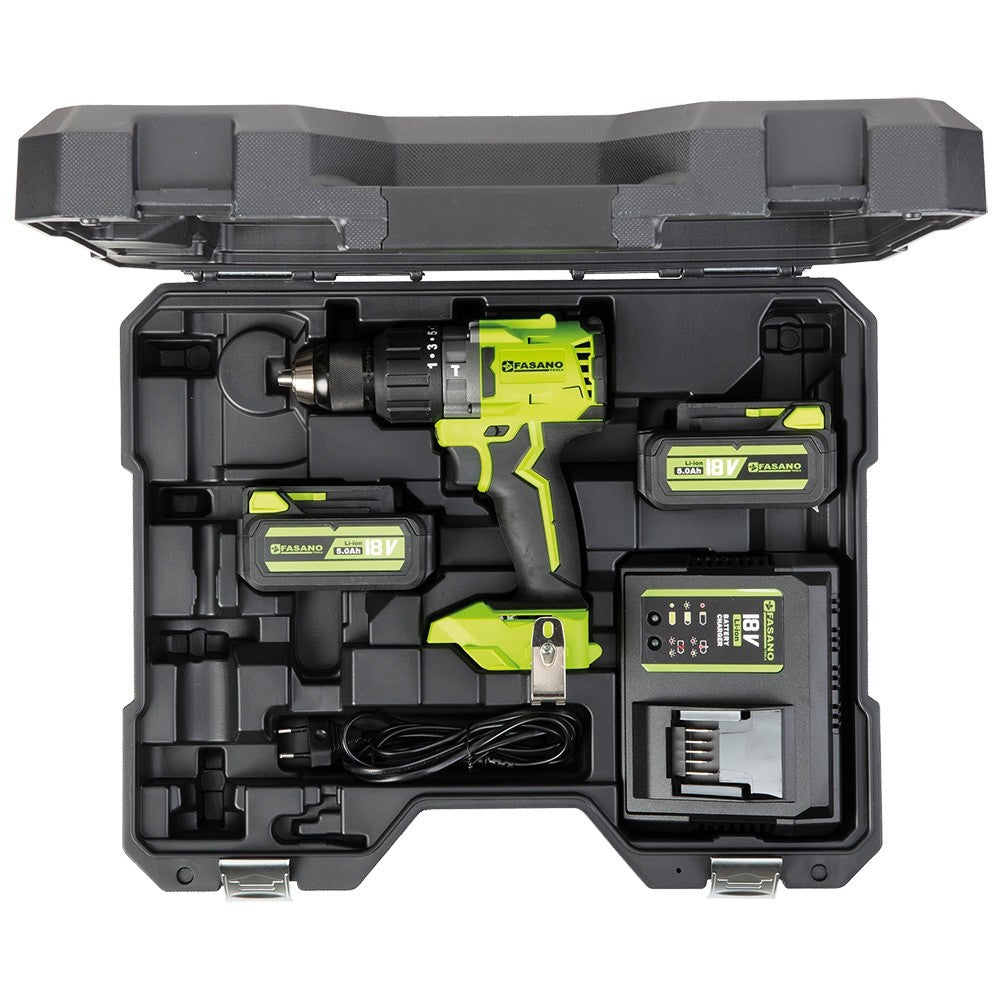 Trapano avvitatore con percussione - 18V Fasano FG 330/LT2