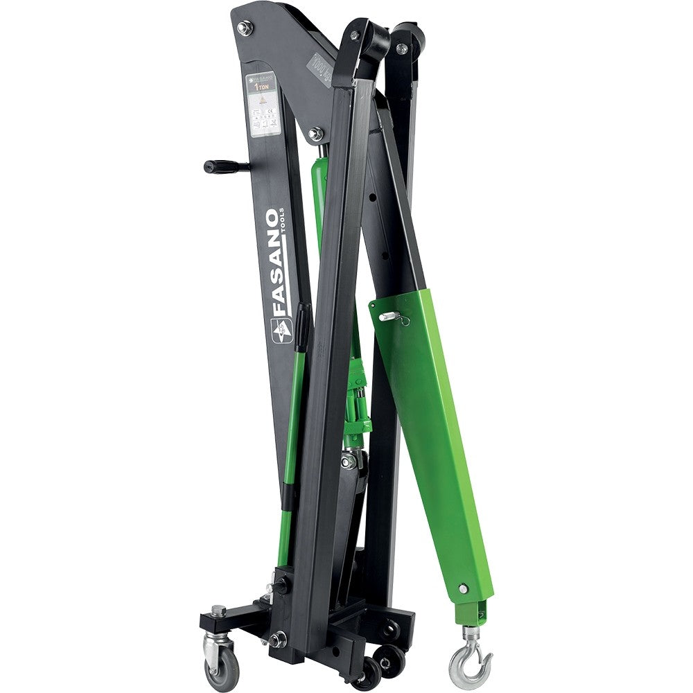 Gru idraulica pieghevole 1 ton. Fasano FG 738/1T