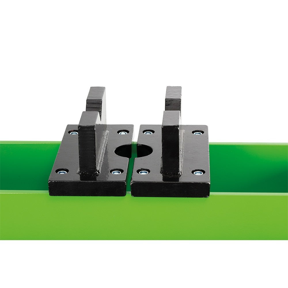 Pressa idraulica manuale e pneumatica con pistone mobile e argano Fasano FG 742/30TP