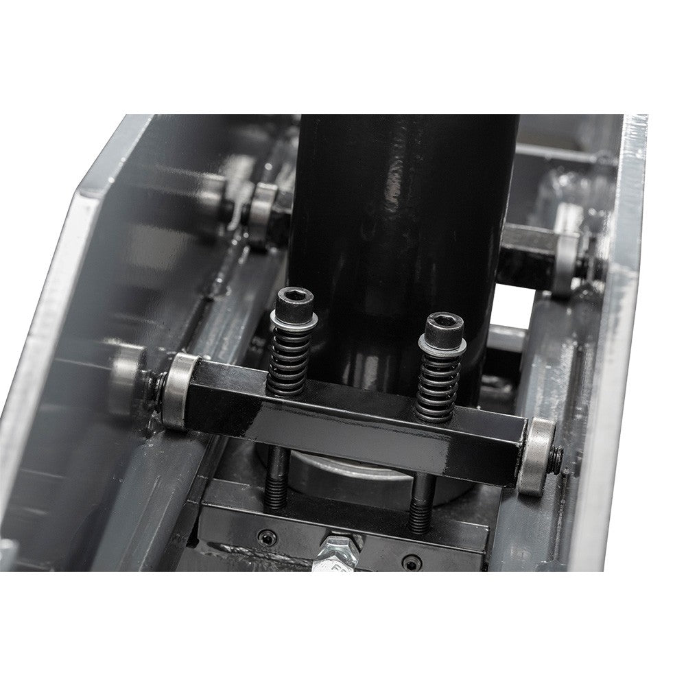 Pressa idraulica manuale e pneumatica con pistone mobile e argano Fasano FG 742/30TP