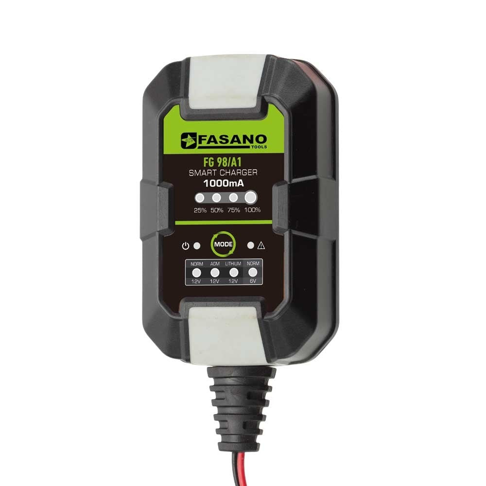 CARICABATTERIE E MANTENITORE DI CARICA 6/12V Fasano Tools FG 98/A1