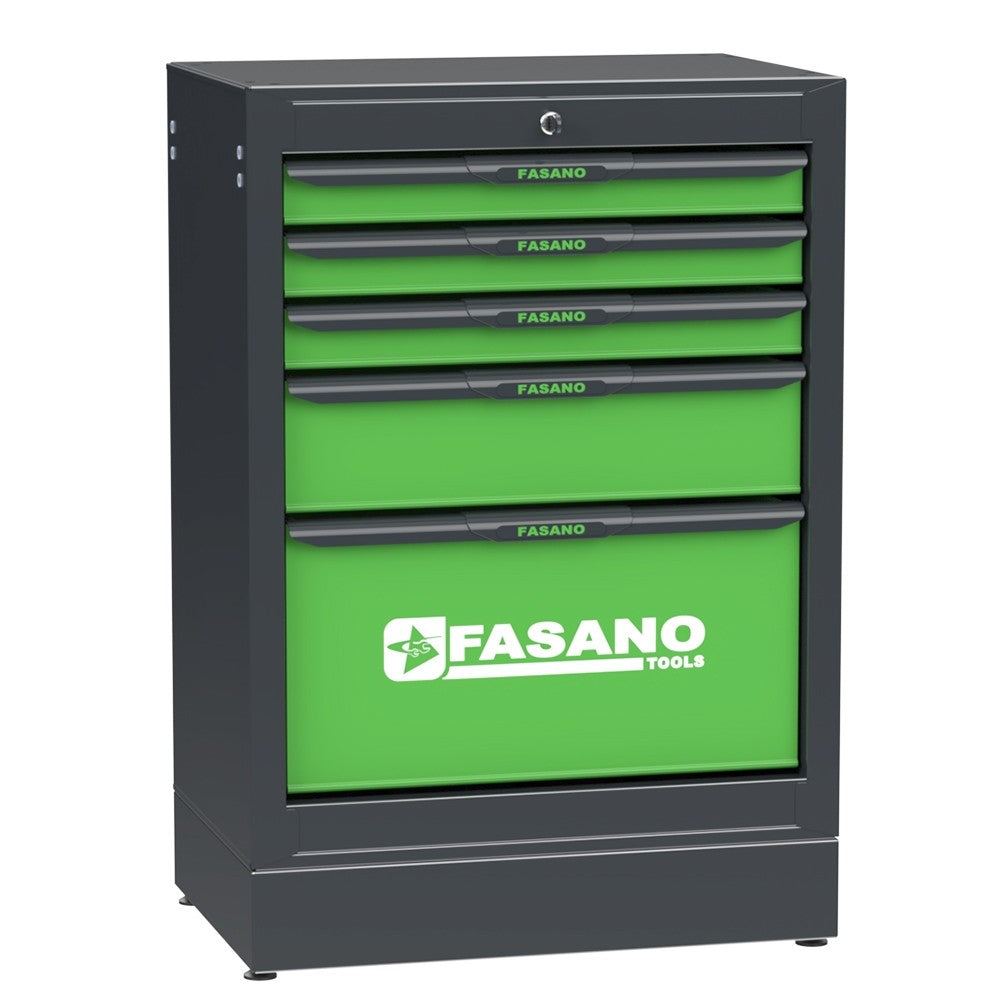 Cassettiera 5 cassetti Arredo Officina Fasano Tools FG 116/68V5