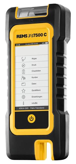 Strumento elettronico di misurazione universale gas incombusti Rems FG7500 C set