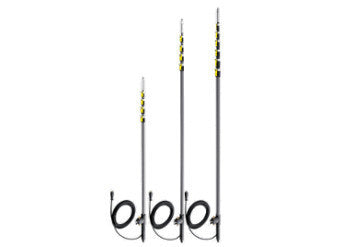 Kit Isolar 2 spazzole asta telescopica 10m con 11,5mt. tubo e rubinetto KARCHER Professional