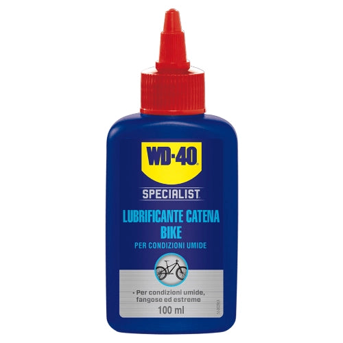 LUBRIFICANTE CATENA BIKE WD-40 PER BAGNATO ML.100