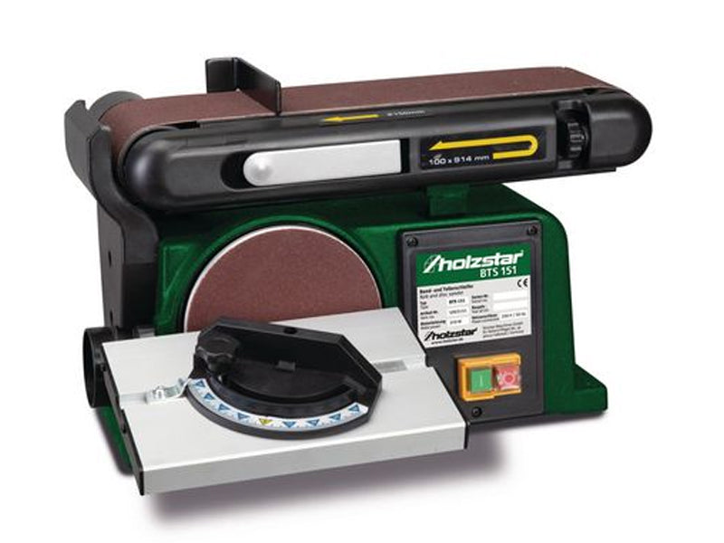 Levigatrice combinata Holzstar BTS 151 disco/nastro, 370 W 230v