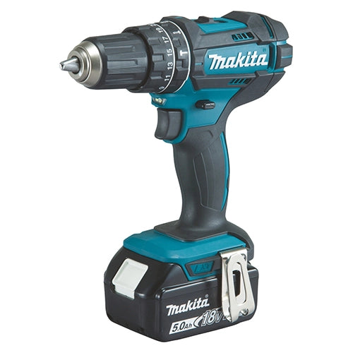 Trapano a batteria Makita con percussione art.DHP482RTJ 2 batterie V.18 Ah 5 litio