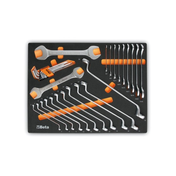 Modulo termoformato morbido chiavi a forchetta, chiavi doppie curve e chiavi maschio esagonali piegate  Beta MM30