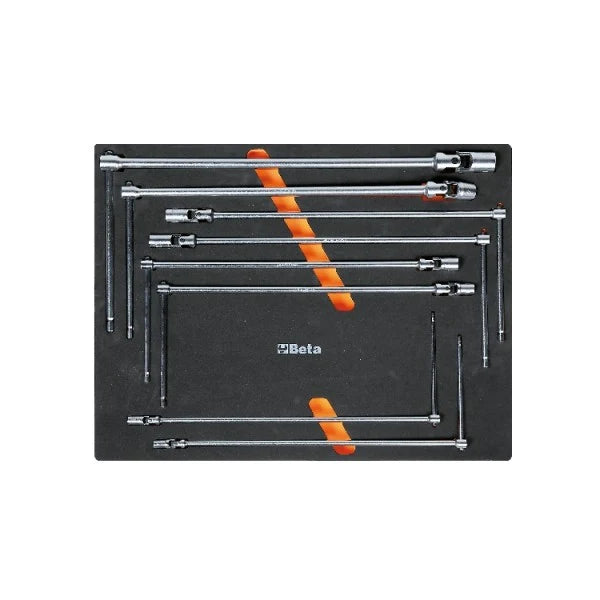 Arredo Officina Beta Utensili C45PRO 2.0 X/W 276 Utensili + Illuminazione + Tappeto Beta Tools 2mt.
