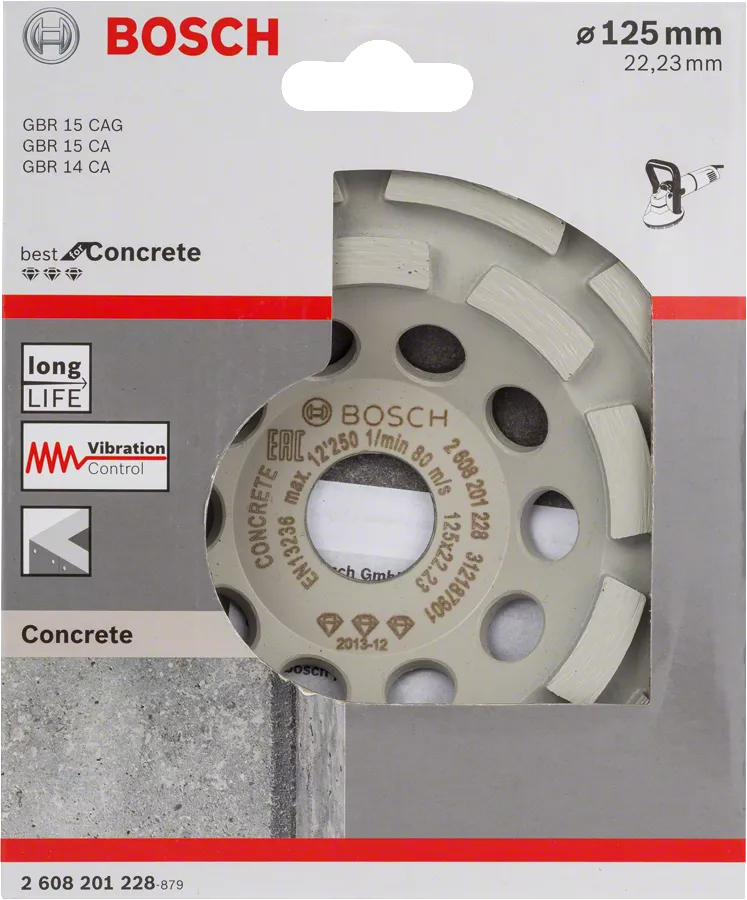 Levigatrici per calcestruzzo GBR 15 CAG Bosch Professional + set 5 dischi + borsone