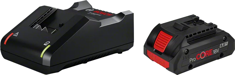 Set Bosch 1 batterie ProCORE18V 4.0Ah + caricabatteria GAL 18V-40 Professional
