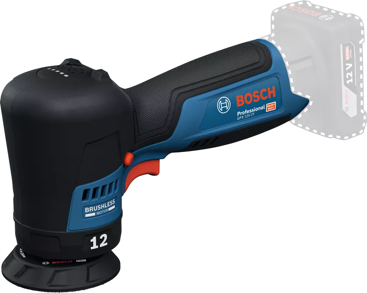 Lucidatrice Bosch GPX 12V-77 Professional