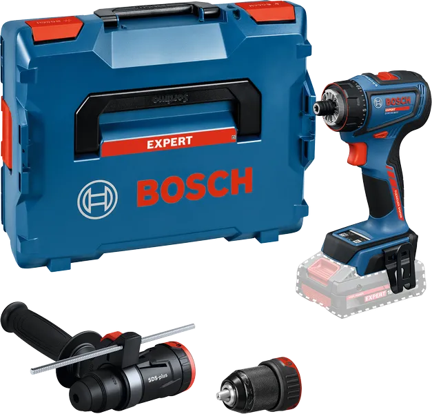 Trapano avvitatore a batteria Bosch EXPERT EXSR18V-90FC con accessori Sds