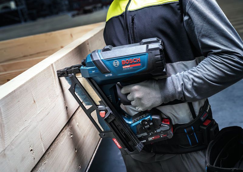 Graffatrice per legno a batteria Bosch EXNH18V-90D EXPERT