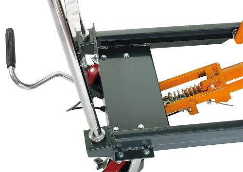 PIATTAFORMA DI ALZATA CARRELLATA CON DISPOSITIVO IDRAULICO MOD. FHT 500 UNICRAFT