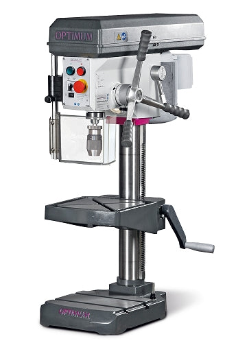 TRAPANI DA BANCO CON TRASMISSIONE A CINGHIA TRAPEZOIDALE B 24H 230V OTPIMUM 058OP0241