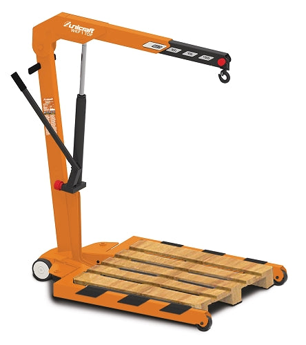 GRU PIEGHEVOLE CON POMPA E BRACCIO ESTENSIBILE BREVETTATO WKP 1 TOP UNICRAFT