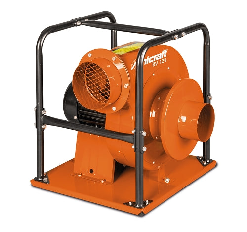 VENTILATORE CENTRIFUGO DI ESTRAZIONE CON GABBIA DI PROTEZIONE RV 125 UNICRAFT