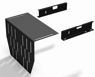 PIASTRA DI COLLEGAMENTO REGOLABILE IN ALTEZZA OPTIMUM