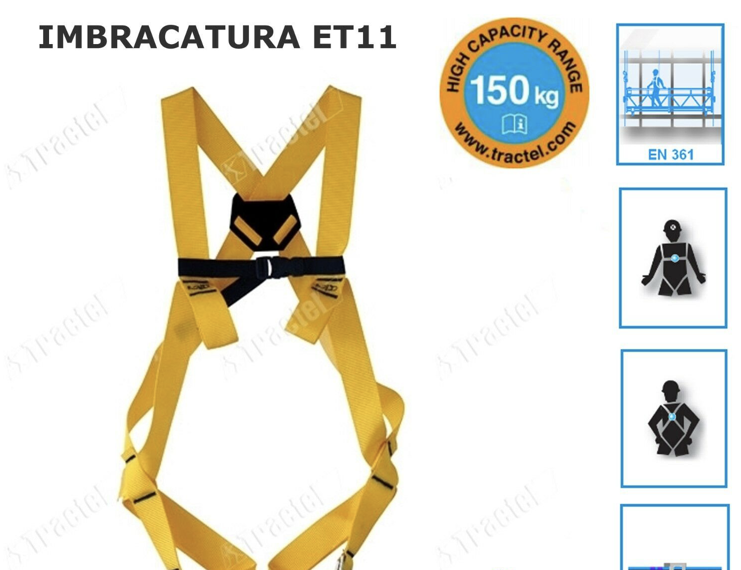 Imbracatura ET11 Tractel