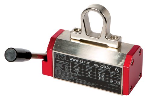 Sollevatori a magneti permanenti LTF 220 da 300 a 5.000kg.