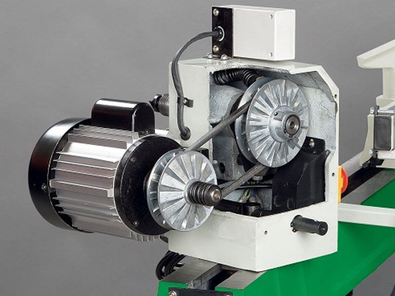 Tornio per legno con basamento Holzstar DB 1100 diametro tornibile 358mm