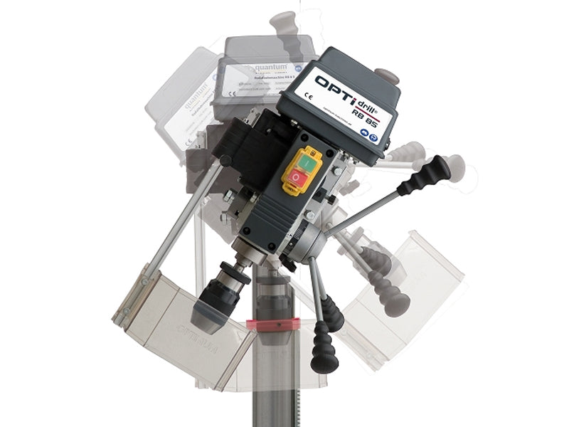 Trapano radiale Optimum RB 6T 750W per alluminio, legno e plastica