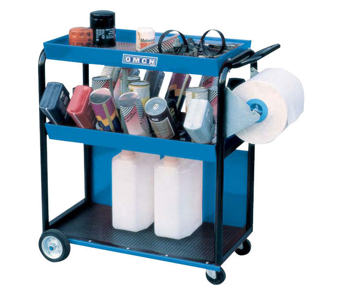 Carrello ecologico per sgocciolamento olio e filtri OMCN 600