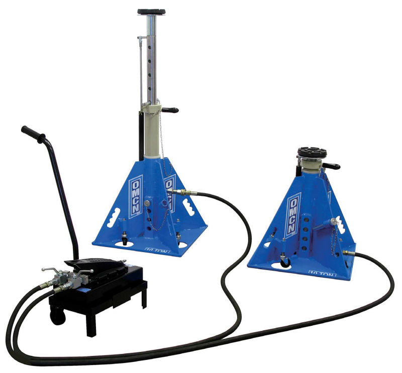 Coppia di colonnette idrauliche. Portata 10 Ton/cad. OMCN 930