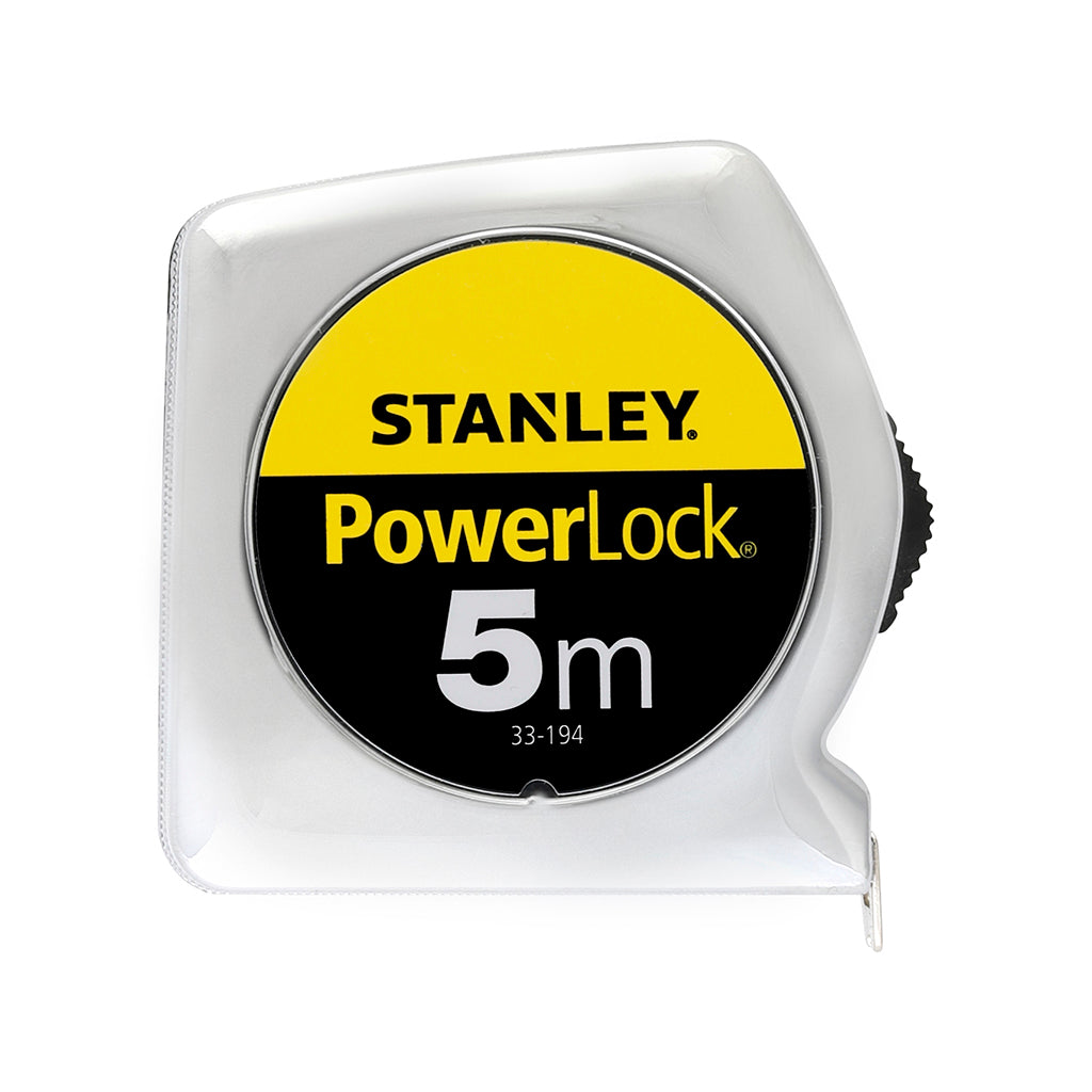 Flessometro Stanley POWERLOCK CASSA IN MATERIALE SINTETICO da 3 a 10mt.