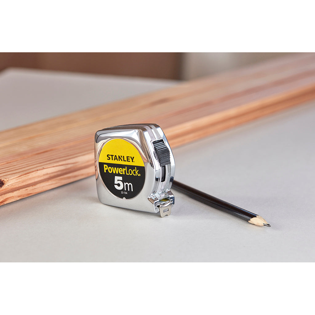 Flessometro Stanley POWERLOCK CASSA IN MATERIALE SINTETICO da 3 a 10mt.