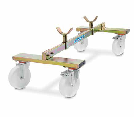 Carrello Jolly 2 ruote frenanti, spostamento autovetture OMCN 250/A