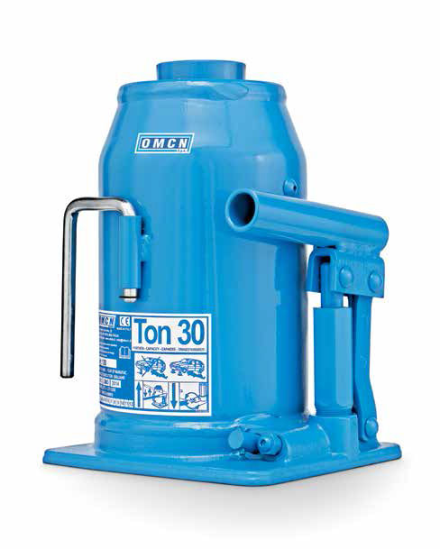 Sollevatore idraulico a bottiglia. Portata 30 ton. OMCN 130