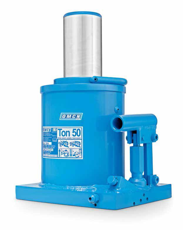 Sollevatore idraulico a bottiglia. Portata 50 ton. OMCN 130/A