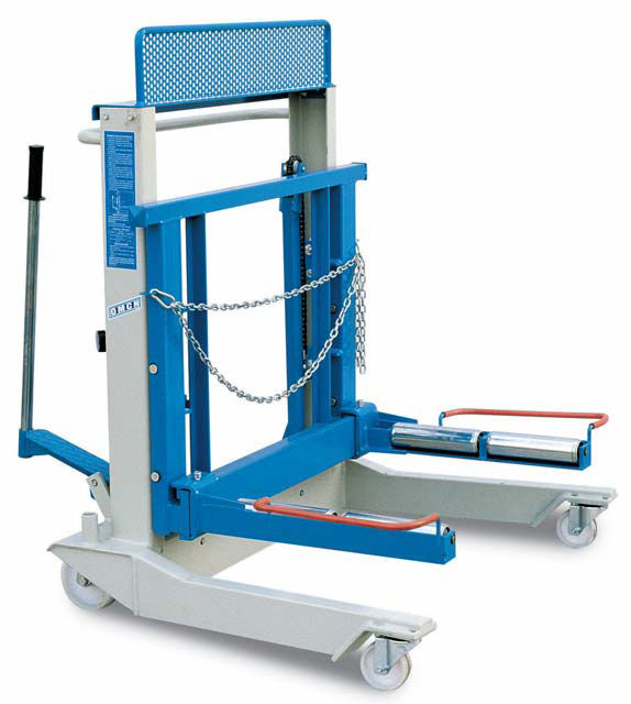 Sollevatore idraulico per ruote gemellari OMCN 227 700kg.