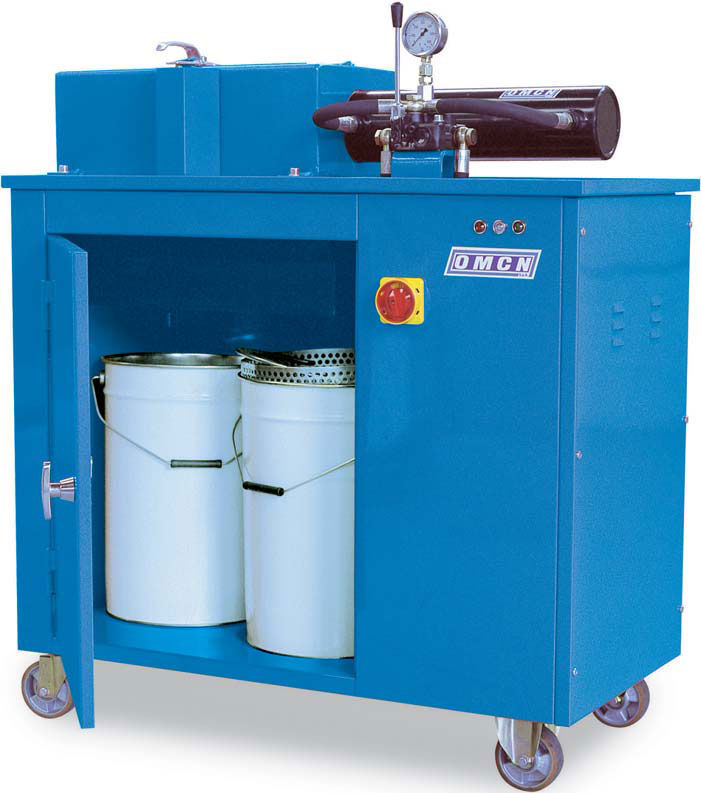 Pressa elettroidraulica schiaccia filtri OMCN 389/A