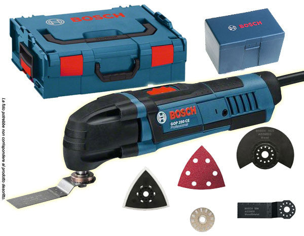 Utensile multifunzione GOP 250 CE Bosch Professional + 10 Lame